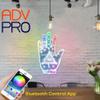 ADVPRO Palmistry Hand Psychic Magic Eye Alchemy RGB Dynamic Glam LED Sign - Cut-to-Edge Shape - Smart 3D Wall Decoration - Multicolor Dynamic Signage st06s86-fnd-i0034-c view 2