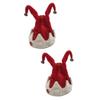 jojofuny 2pcs Plush Christmas Hat Singing and Dancing Electric Santa Hat Thickened Material Christmas Costume view 1