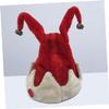 jojofuny 2pcs Plush Christmas Hat Singing and Dancing Electric Santa Hat Thickened Material Christmas Costume view 3