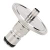 Vomeko 1.5 in Triple Clamp, SS304 for Homebrew Keg Ball Lock Post - Air Lock Post Adapter 50mm OD Ferrule view 1