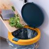 GLigeT Garbage Can Trash can Bathroom Trash can with lid Household Bathroom Kitchen Handle Living Room Toilet Waterproof Trash Bin (Color : A) view 3