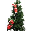 Christmas Ornaments Santa Claus Climbing Ladder Christmas Tree Hanging Decoration Indoor Door Wall Christmas Pendant New Year Gifts-Style 1 view 2