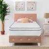 Dkelincs Twin Size Mattress Relieves Back Pressure Medium Firm Comfort Mattress, Individually Cool Breathable Innerspring Mattress 12 Inch for Bedrooms, Guest Rooms and Children's Rooms view 1
