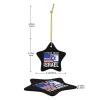 American I Stand with Israel USA Flag Christmas Tree Home Decor Hanging for Indoor Outdoor view 4