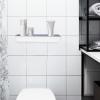 Alipis Bathroom Wall Storage Shelf Over Toilet Organizer Rack No for Toiletries Towels Space-Saving for Bathroom view 4