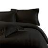 5 Piece Cotton Zipper Clouser Duvet Cover Alaskan King 132x120Black Stripe Color Duvet Cover All Season view 1