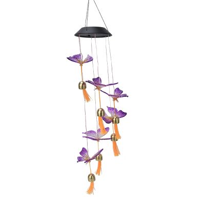 CukYi HangingbellCampanelli Eolici, Romantica Luce Solare Decorativa per Cortili Fattorie, Giardini per Bambini per Innamorati Amici per Terrazzi Balconi, Ponti