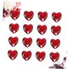 Yardenfun Unique Heart Glass 20pcs Decor Wedding Party Birthday Home Decor Ornament view 3