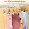 2024 New Space-Saving Clothespin Hat Pants Storage Hanging Travel Hook, 360 Swivel Stainless Steel Hangers with Clips, Laundry Hooks Hanging Clips Clothes Pins Socks Towel Clips (A-Black 30PCS) view 2
