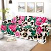 AQUNNEW Sofa Cover Water Resistant Slipcover Furniture Protector Washable Couch Cover with Non Slip for Kids Dogs Pet Leopard view 3