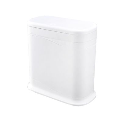 DIPSTICK Kitchen Trash Can Sorting Trash Can Home Living Room Large Simple Waste Paper Covered Garbage Toilet Narrow Toilet Paper Basket Bedroom Trash Can (Color : C, Size : Small)