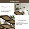 Ceiling Shelf Floating Shelves, 2 Layer Hanging Storage Rack Ceiling Plant Stand Flower Pot Rack, for Bar Flower Shop Balcony - 80cm/100cm/120cm/140cm (Size : 120x30x80cm) view 3