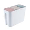 GLigeT Garbage Can Creative Household Kitchen Three-Category Trash Can Bathroom Multi-Cover Multi-Shell Cover Trash Can Indoor Trash Can Trash Bin view 1