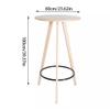 LINKIO Bar Height Table Simple Small Bar Table Nordic Simple High Round Table Solid Wood Exhibition Bar Table Round High Table Small Bar Table view 2