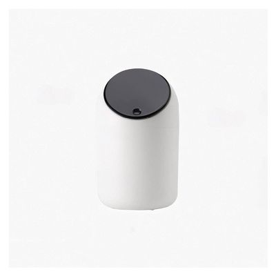 GLigeT Garbage Can 1.5L Small Trash Can Desktop Mini Bedroom Living Room Trash Can Creative Flip Clamshell Cute Indoor Trash Can Trash Bin (Color : Black)