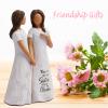 BORLESTA Friendship Gifts for Best Friends Women - You're The Sister I Got to Choose - Best Friend Birthday Gift for Women - Sister Gift from Sister and Bestie Gift - Darker Skin Statues view 4