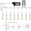 Dreamworth Remote Firework Lights Led Copper Wire, 8 Connection Total 800 LED Fairy Twinkle Lights Plug in String Lights 8 Modes 1M/3.3FT Spacing Starburst Lights with Sagging Wire (Colorful) view 2