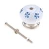 UNbit Bar Pulls,Knobs,Bow Pull Handle10 pcs Single Hole Ceramic Knob European Garden Style Furniture Hardware Cabinet Drawer Round Knobs Wardrobe Pulls and Handles Handle (Color : Style G) view 2