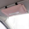 Tissue Bag Automotive Sun Louver Tissue Bag Hanging Paper Cover car armrest Box Tissue Box view 2