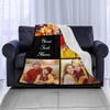Custom Blanket with Photos Personalized Text Blankets for Adult Customized for Family Friends Soft Fleece Throw Blanket Birthday Anniversary New Year 5 Photos view 3