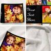 Custom Blanket with Photos Personalized Text Blankets for Adult Customized for Family Friends Soft Fleece Throw Blanket Birthday Anniversary New Year 5 Photos view 4