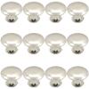 UNbit Bar Pulls,Knobs,Bow Pull Handle12 pcs Kitchen Cabinet Door Drawer Pull Knob Cupboard Handles with Screw, Drawer Door Knobs Furniture Knob Cupboard Handle Drawer Knobs Handle (Color : Silver) view 1