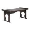 YUNLAIGOTOP Foldable Laptop Desk, Bed Laptop Desk with Foldable Legs, Japanese Style Floor Table for Tea & Coffee, Antique Meditation Altar Table, Breakfast in Bed Serving Tray Table for Living Room view 1