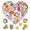 Pack 50 Pcs Sports Stickers for Water Bottles Waterproof Laptop Luggage Helmet Computer Scrapbooking Teens Adults Girls Boys Cute Funny Aesthetic Sticker Packs Small Vinyl Decals view 1