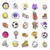 Pack 50 Pcs Sports Stickers for Water Bottles Waterproof Laptop Luggage Helmet Computer Scrapbooking Teens Adults Girls Boys Cute Funny Aesthetic Sticker Packs Small Vinyl Decals view 3