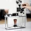 UPKOCH Espresso Tamper Stand Dual-layer Acrylic Coffee Powder Holder for Home Cafe Desktop Storage Rack for Coffee Tamper Press Smooth and Ergonomic Design view 3