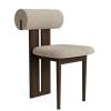 FawZia Vanity Stool Chair Modern Stool for Vanity Desk Made of Solid Wood, Vanity Chairs for Makeup Dressing Room 47 * 59 * 79cm 13 Colors (Color : Brown+Khaki) view 1