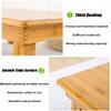 Foldable Bamboo Table,Japanese-Style Household Square Bamboo Table,Low Bamboo Table,Computer Table,Tea Table,Coffee Table,Low Dining Table (80 * 80 * 47cm) view 3