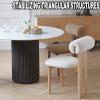 FawZia Vanity Stool Chair Modern Stool for Vanity Desk Made of Solid Wood, Vanity Chairs for Makeup Dressing Room 47 * 59 * 79cm 13 Colors (Color : Natural+Dark Gray) view 3