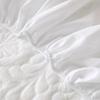 1pcs Embossed Quilted King Mattress Fitted Sheet Bed Cover King Size Sheet Breathable Soft Mattress Cover,hot Pink,160x200x30cm 1pc view 2