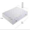 1pcs Embossed Quilted King Mattress Fitted Sheet Bed Cover King Size Sheet Breathable Soft Mattress Cover,hot Pink,160x200x30cm 1pc view 3