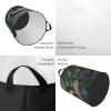 Cute Sloth print Laundry Basket Waterproof Laundry Hamper with Handle Collapsible Organizer Basket Circular portable Storage Bin for Kitchen Living Room Bathroom Closet Car view 4