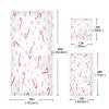 BOESI Christmas Cane Candy 3 Piece Towel Set, Bath Towel Set, Soft and Comfortable, Absorbent, Suitable for Home, Hotel, Beach, Travel, Sports view 3