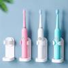 Homoyoyo 2pcs Wall Mounted Electric Toothbrush Holder Punch Design for Easy Installation Storage Racks for Family Bathroom Organization Keeps Toothbrushes Dry and Clean view 2