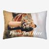 Bob Wat Custom Pillow Case with Picture Text Customized Photo Pillowcase, Throw Pillowcases Home Decor, Two-Sides Decorative Cushion Pillowcase (20"x30") view 1