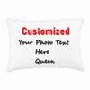 Bob Wat Custom Pillow Case with Picture Text Customized Photo Pillowcase, Throw Pillowcases Home Decor, Two-Sides Decorative Cushion Pillowcase (20"x30") view 2