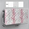Gradation Grey Indoor Air Conditioner Cover for Window Units, Double Insulation Adjustable Waterproof Indoor AC Cover with Elastic Straps Abstract Tree Branch Forest Rose Red 25'' x 18'' x 3.5'' view 2