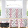 Gradation Grey Indoor Air Conditioner Cover for Window Units, Double Insulation Adjustable Waterproof Indoor AC Cover with Elastic Straps Abstract Tree Branch Forest Rose Red 25'' x 18'' x 3.5'' view 3