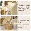 Dxcaicc Kitchen Spice Organizer, Drawer Spice with Spoon and Lid, Large Capacity Kitchen Storage Rack, 4-Cell Seasoning Storage Box with Top Table, PP Container for Salt, Sugar, Pepper view 4