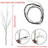 Pursuestar 3Pcs 37" Lifelike Curly Branches Dry Artificial Twigs Fake Plants Bendable Sticks Stems for DIY Craft Vases Home Wedding Garden Hotel Office Decor view 2