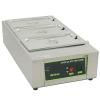 Chocolate Tempering Machine,Commercial Electric Melting Pot,Stainless Steel Chocolate Melter with Lid,Freestanding Candy Melting Pot Silver 0-95 1000W,220V-3 view 1