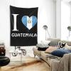 I Love Guatemala Tapestry Wall Hanging Tapestries Wall Decorations For Home Dorm Bedroom Living Room Decor (60x40 Inch) view 2