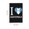 I Love Guatemala Tapestry Wall Hanging Tapestries Wall Decorations For Home Dorm Bedroom Living Room Decor (60x40 Inch) view 3