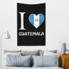 I Love Guatemala Tapestry Wall Hanging Tapestries Wall Decorations For Home Dorm Bedroom Living Room Decor (60x40 Inch) view 4