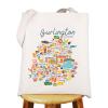 WZMPA Burlington Vermont Tote Bag Burlington Vacation Gift Burlington Lake Champlain Shopping Grocery Bag (Burlington TG) view 1