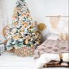 Christmas Tree Collar, Merry Christmas Tree Skirts Xmas Tree Trunk Ring Collar Box Stand Cover for Artificial Trees Base Holder Cover Festival Decor Green Red Buffalo Plaid Checkered view 4
